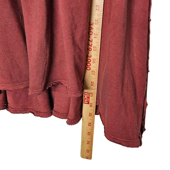 We The Free Pepole Womens Red Cotton Sleeveless Top Babydoll Oversized Boho S - Picture 6 of 8